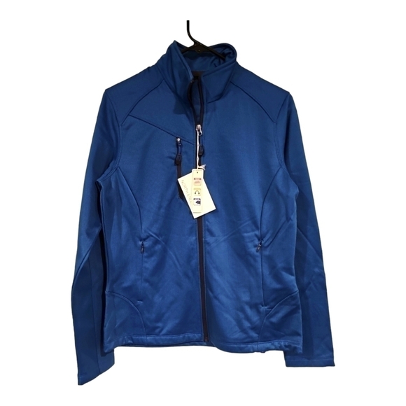 NORTH End Ladies windbreaker Nautical Blue jacket sz M NWT